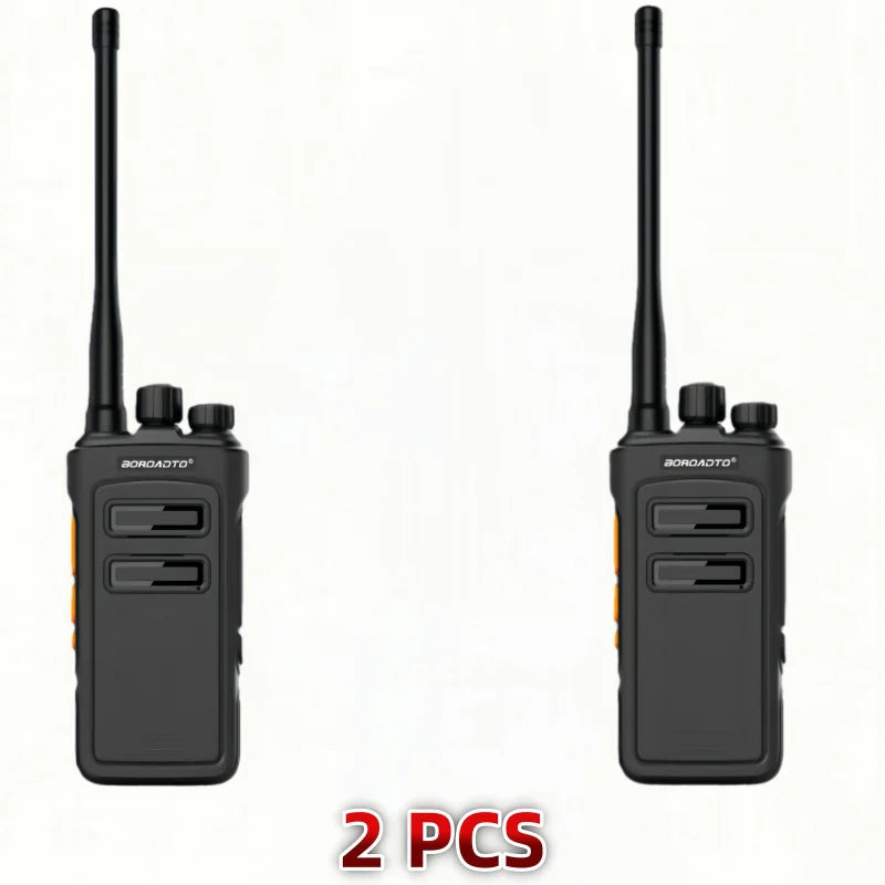 MOTOWEISU Portable Two Way Long Range High Power Walkie Talkie UHF 400-470 Mhz VOX Clear Sound Upgrade Two Way Radio for Outdoor