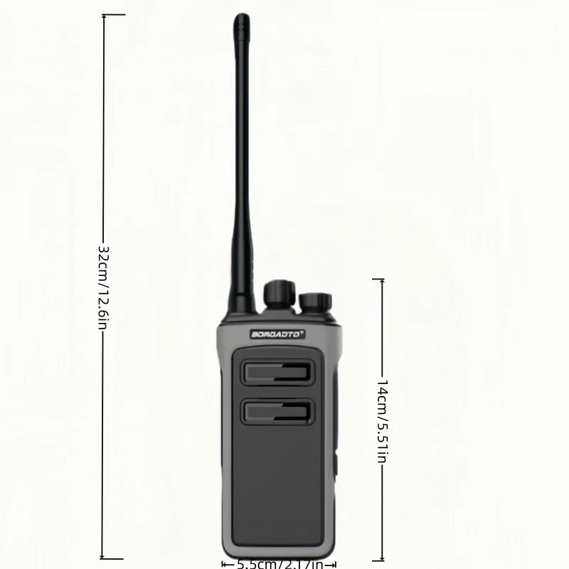 MOTOWEISU Portable Two Way Long Range High Power Walkie Talkie UHF 400-470 Mhz VOX Clear Sound Upgrade Two Way Radio for Outdoor