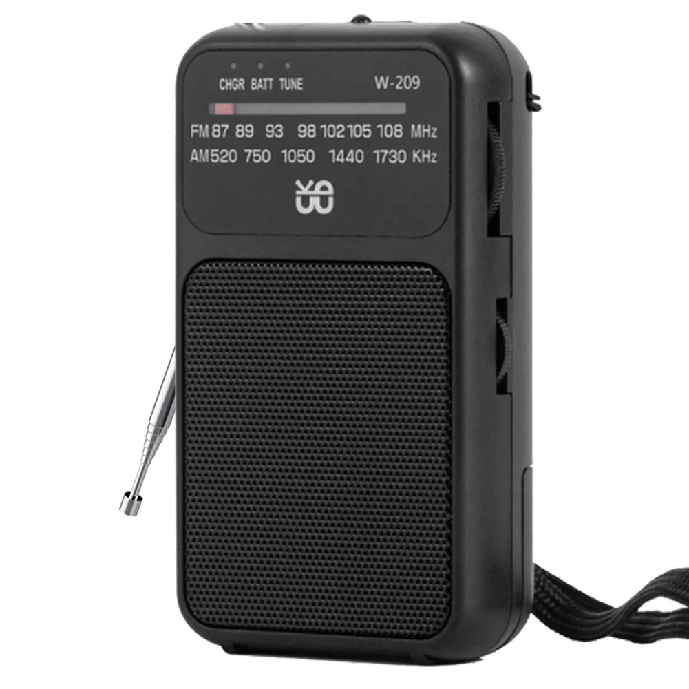 Portable Emergency Radio Solar Hand Crank AM/FM/NOAA Weather Radio Power Bank Flashlight SOS Alarm Outdoor Survival Supplies