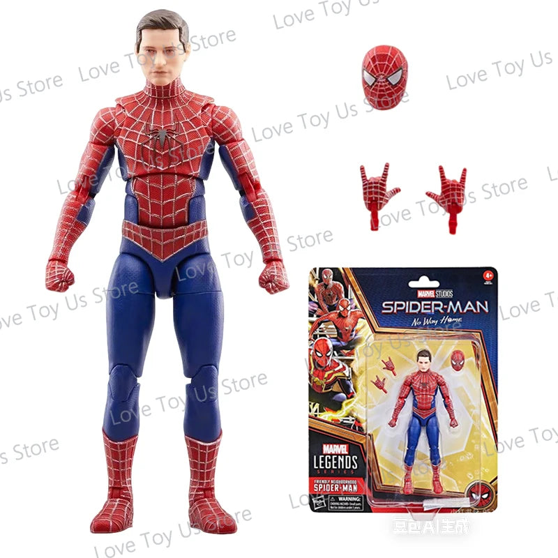 In Stock Legends Spider-Man No Way Home Garfield Tobey Action Figure Toys for Boys Girls Gift Collectible Model