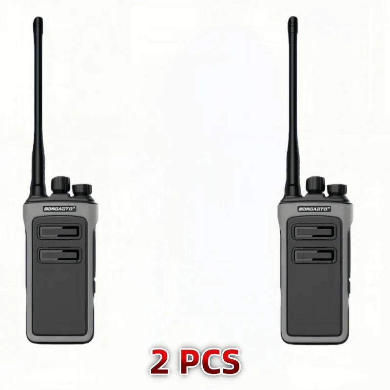 MOTOWEISU Portable Two Way Long Range High Power Walkie Talkie UHF 400-470 Mhz VOX Clear Sound Upgrade Two Way Radio for Outdoor